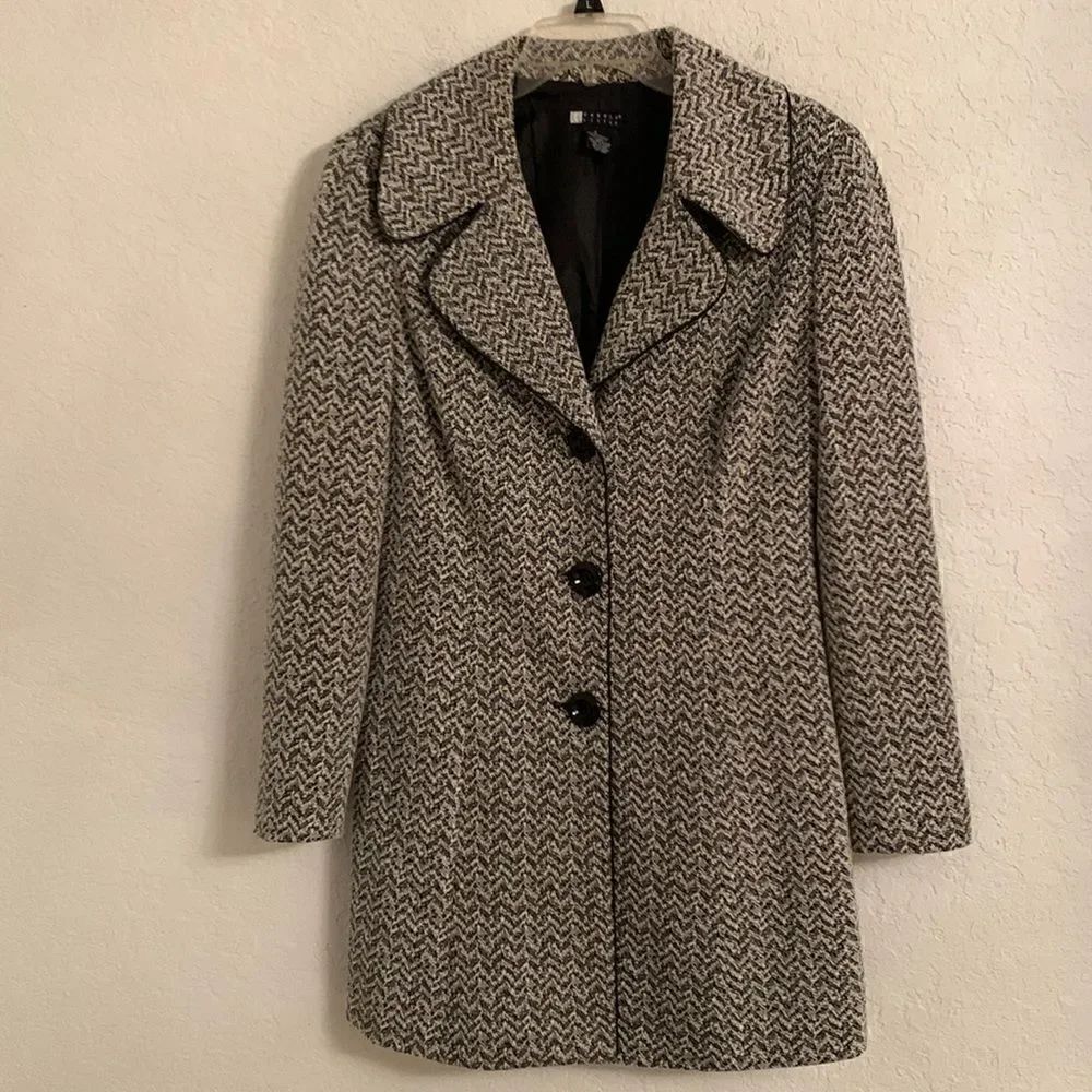 Carole Little Lightweight Long Blazer Jacket Size S